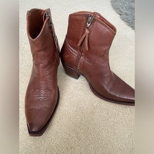 Tecovas Brown Ankle Boots